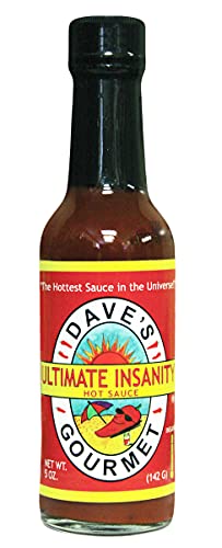 Dave's Ultimate Insanity Hot Sauce Hottest Sauce in the Universe