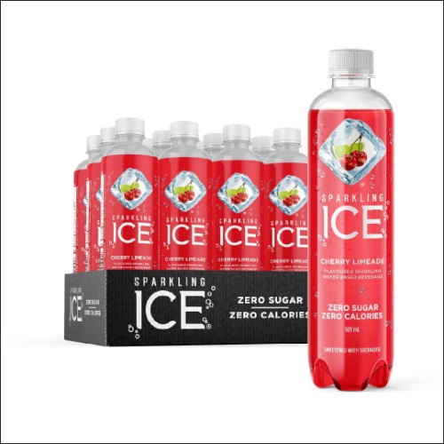 Sparkling Ice Cherry Limeade flavoured sparkling water with zero sugar and zero calories. Sparkling Ice drinks are packed with fun and fruity flavours for everyone to enjoy. (12 pack) - Cherry Limeade (Classic) 503 ml (Pack of 12)