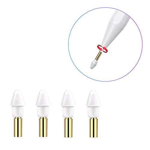 White Replacement Tips for JAMJAKE K10 Stylus Pen (4 Pack) - White