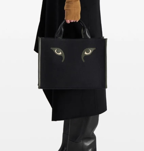 Nomade Bag - Eyes - Black — Inoui Editions