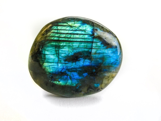 Polished Labradorite Palm Crystal from Madagascar
