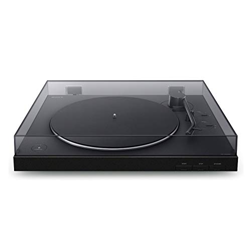 Sony PS-LX310BT Belt Drive Turntable: Fully Automatic Wireless Vinyl Record Player with Bluetooth and USB Output Black - turntable