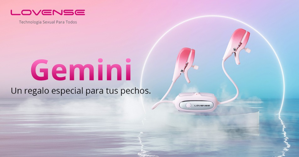 Gemini de Lovense®: ¡Estimuladores vibradores para pezones controlados por aplicación con pinzas!