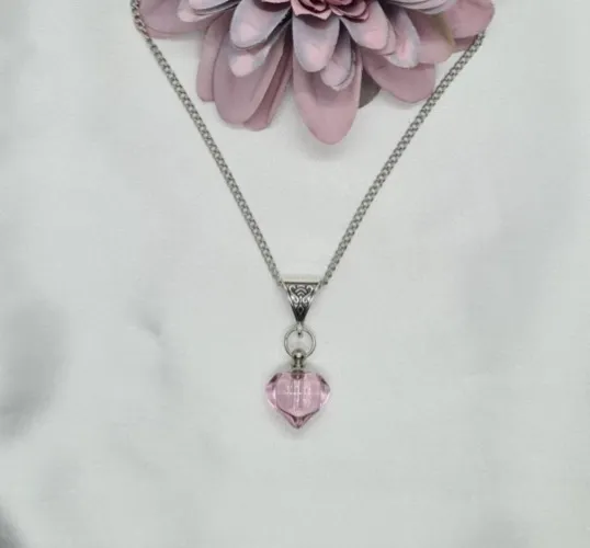 Heart Vial bl00d Necklace 