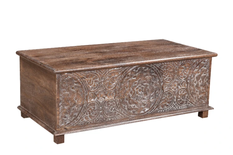 Ivaan Solid Wood Accent Trunk