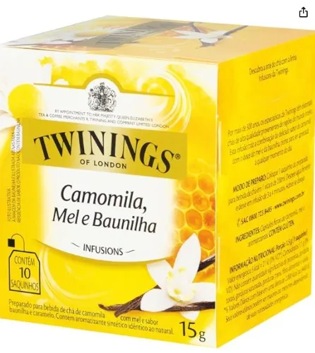 Twinings Chá Misto Camomila, Mel e Baunilha 15G 