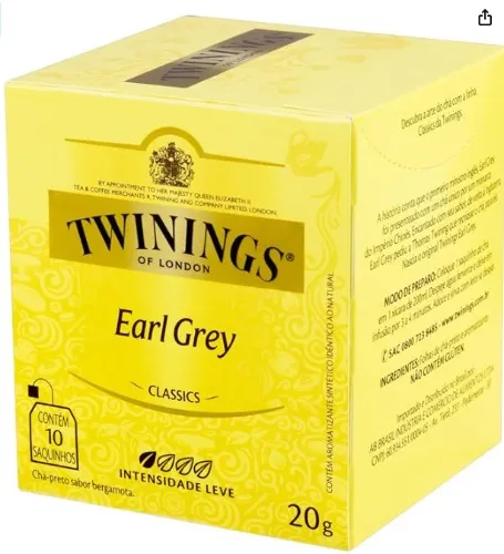 Twinings Chá Preto Earl Grey 20g