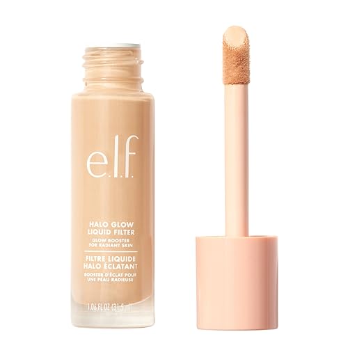 e.l.f. Halo Glow Liquid Filter, Teint-Booster Für Einen Strahlenden, Weich Fokussierten Blick, Mit Hyaluronsäure, Vegan & Tierversuchsfrei, 0 Fair, 31,5 ml - 0 Fair