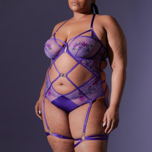 Dryad Playsuit - Ultraviolet | Ultraviolet / M