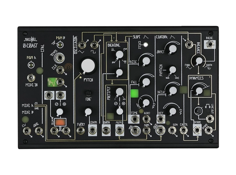 0-Coast Desktop Semi-Modular Analog Synthesizer