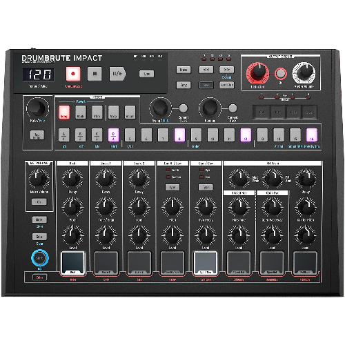 Arturia DrumBrute Impact Analog Drum Machine Noir Edition