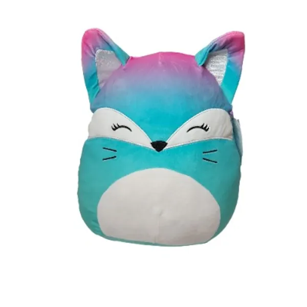 Squishmallow Fox 30cm (12 inch) Vickie Plush Pink Teal Stuffed Animal Super Soft Cuddle Pillow
