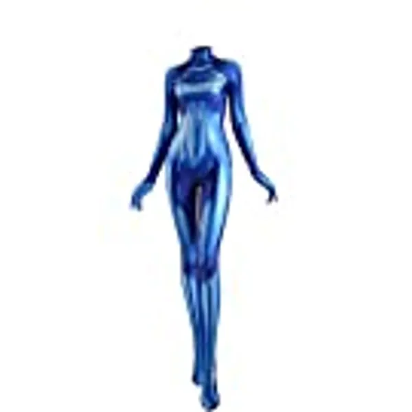 Cosplay Life Zero Suit Samus Cosplay Costume - Metroid Costume for Cosplay, Halloween, Photoshoots – Lycra Fabric Body Suit