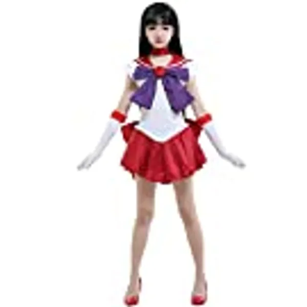 miccostumes Women's Sailor Red Cosplay Costume