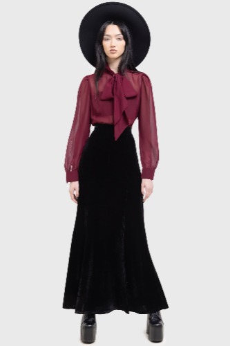 Void Viper Skirt | S / Black / 95% Polyester 5% Elastane