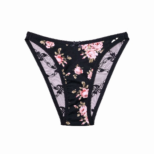 Molly Bottoms Black Floral Jersey | Black Floral Jersey / S