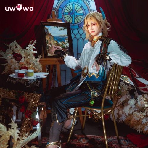 Uwowo Collab Series: Game Genshin Impact Kaveh Man Cosplay Costume - 【Pre-sale】L