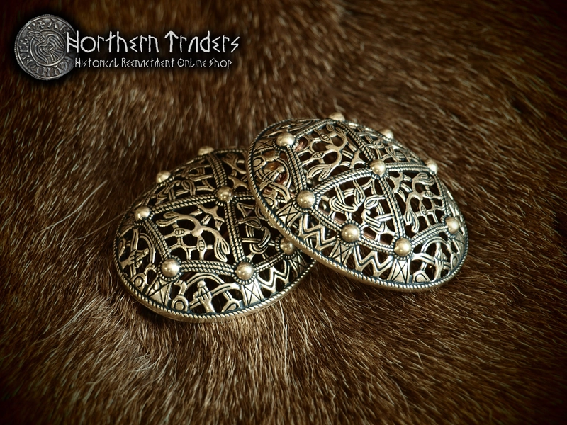 Viking Turtle Brooches from Birka Bj632