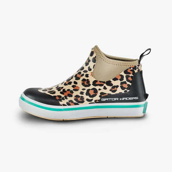 Camp Boots | Womens - Leopard/Aqua | 6