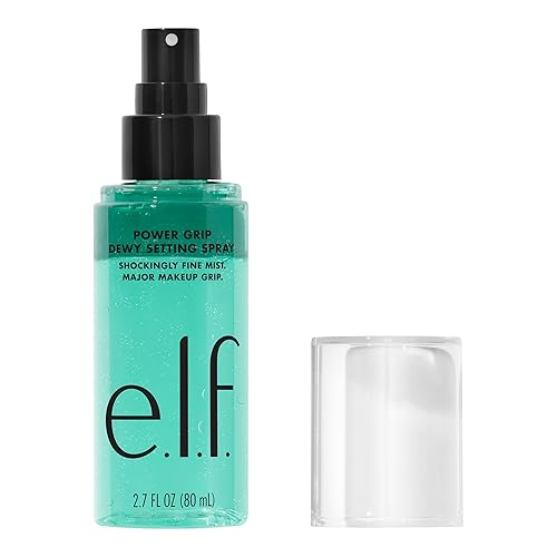 e.l.f. Power Grip Dewy Setting Spray, Long-Lasting Formula, Grips Makeup For A Hydrated, Dewy Finish, Vegan & Cruelty-Free