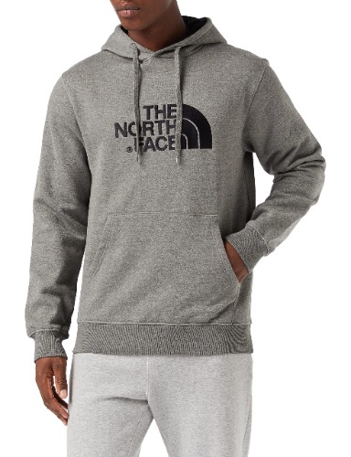 The North Face Felpa Unisex Cotone Felpato M Drew T0AHJY LXS-Grigio, M