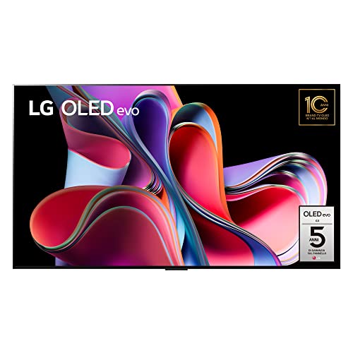 LG OLED evo 55'', Smart TV 4K, OLED55G36LA, Serie G3 2023, Design One Wall, Processore α9 Gen6, Brightness Booster Max, Dolby Vision, Wi-Fi 6, 4 HDMI 2.1 @48Gbps, VRR, ThinQ AI, webOS 23 - Modello 2023 - "55