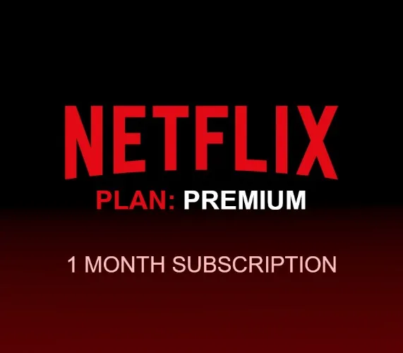Netflix Premium - 1 month subscription