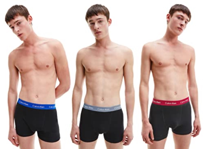 Calvin Klein Men's Trunk 3pk 0000u2662g - L - Black