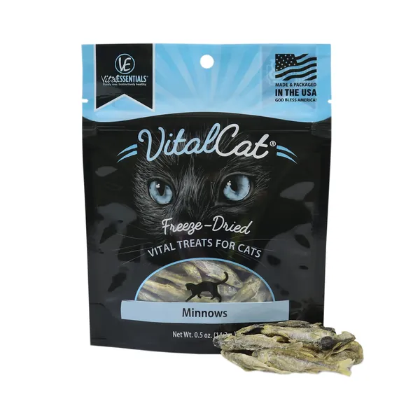 Vital Essentials Freeze Dried Cat Treats - Minnows
