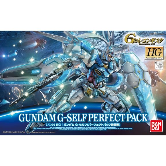 Bandai Hobby G-Reco Gundam G-Self with Perfect Pack HG 1/144 Model Kit | Default Title