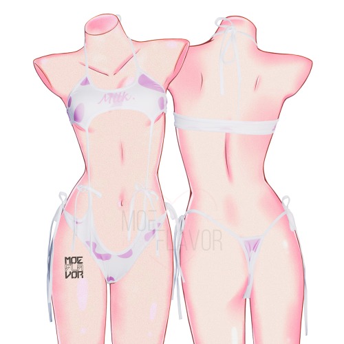 Drippin in Milk Swimsuit - Pink / S/M