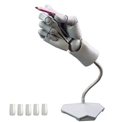 Rahuel Flexible Right Hand Model, 1:1 Joints Moveable Artists Manikin Hand Figure for Displaying Sketching and Painting