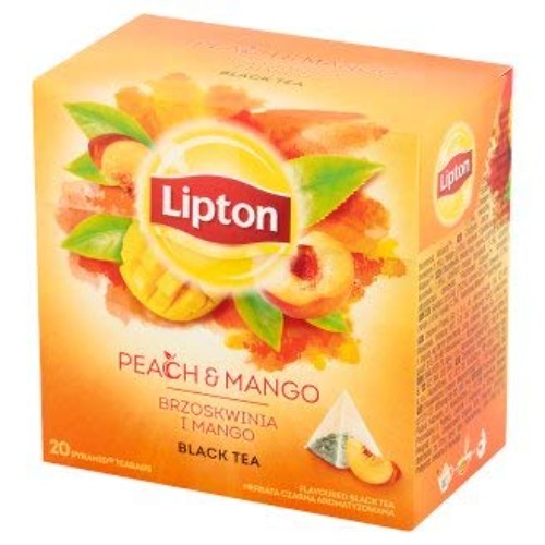 Lipton Peach & Mango Black Tea (Pack of 3) - peach,mango,peach - 20 Count (Pack of 3)
