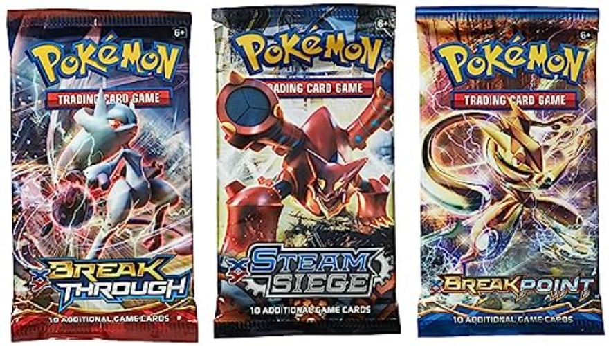 Pokemon TCG Value Pack - 3 Random Booster Packs, 30 Cards Total. Chance at Rares & Holofoils. - STYLE_3 Booster Packs