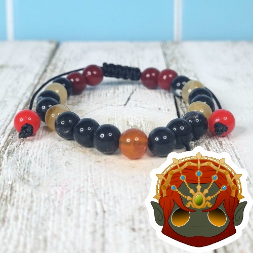 Ganondorf Adjustable Bead Bracelet