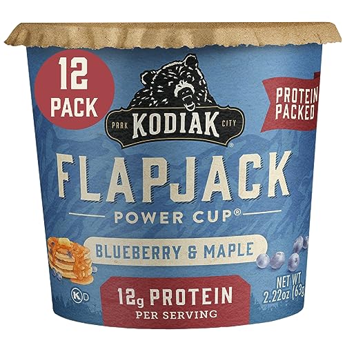 Kodiak Cakes Pancake On the Go, Blueberry and Maple, 2.16 Ounce (Pack of 12) - Blueberry & Maple - Pack of 12