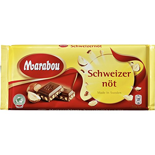 Marabou SchweitzerNot - Milk Chocolate with Hazelnuts 200g