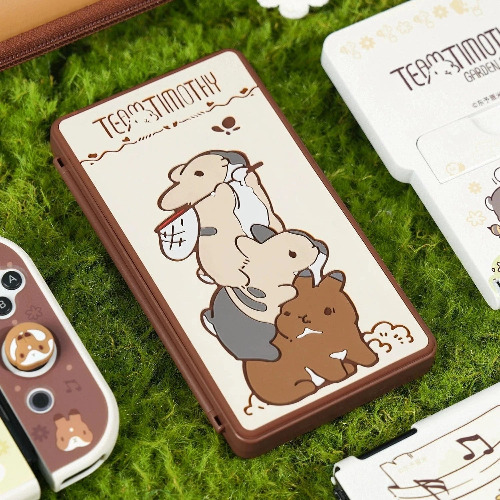 GeekShare x TEAM TIMOTHY Protective Case & Thumb Grip Caps | Card Case