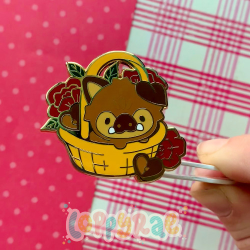 02/24 Patreon: "Truffle Pig" Enamel Pin