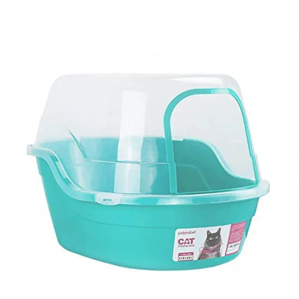 Petphabet Jumbo Hooded Cat Litter Box, Extra Large