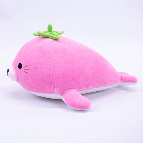 Mochi the Strawberry Seal Plush | One Size