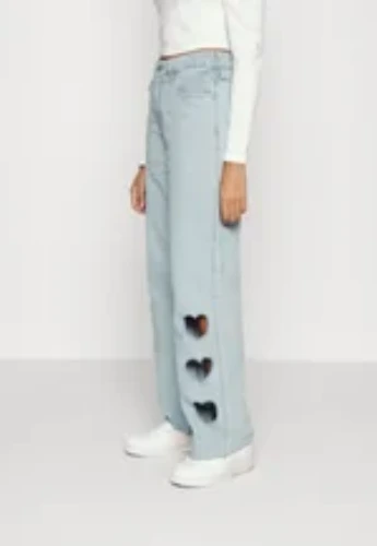Heart pattern pants