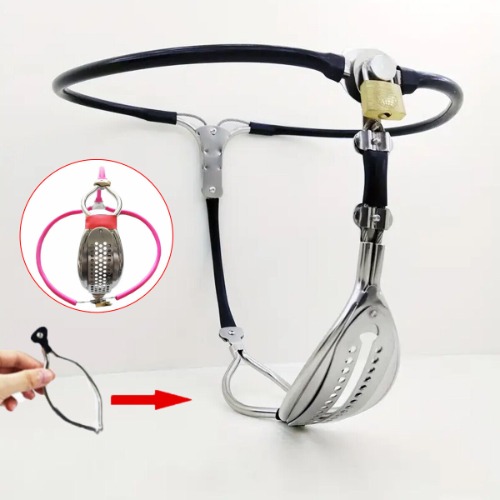 Stainless Steel Female Chastity Belt