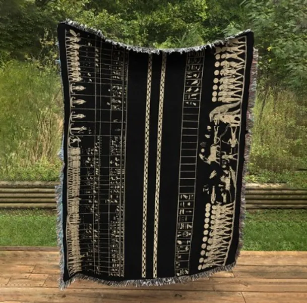 Egyptian Tapestry Zodiak From the Tomb of Psammis in Thebes | Etsy