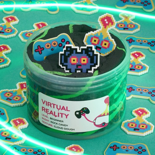 Virtual Reality Slime | Black / 8oz / Rock Candy