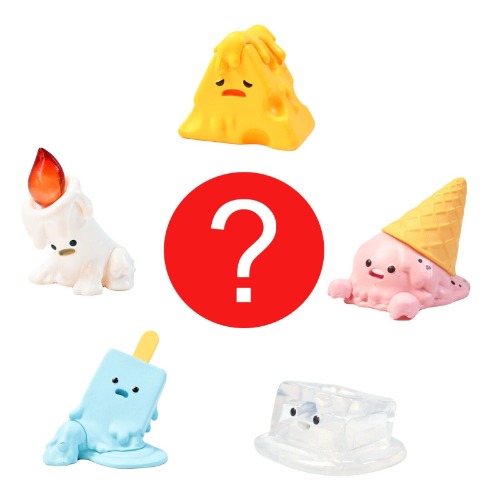 Japanese Capsule Toy Cute Ice Cream Cheese Ice Candle 1 Random Mini Figure