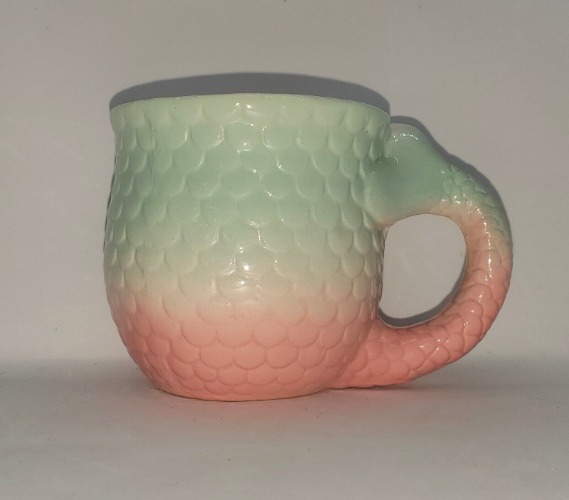 Whimsical Cupboard 10 Strawberry Street Mermaid Tail Coffee Tea Mug