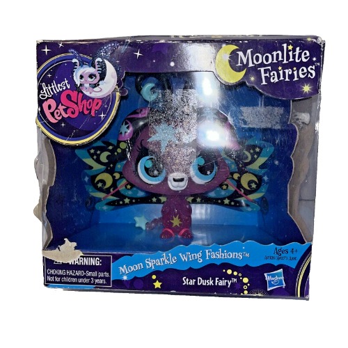 Littlest Pet Shop Moonlite Fairies LPS STAR DUSK FAIRY # 2860 New in Dented Box