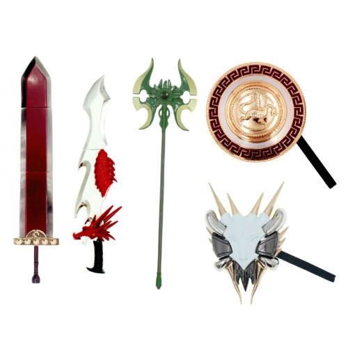 1 Random 1/12 Metal Ancient Sword Blade Weapon Axe Shield For 6" Action Figure