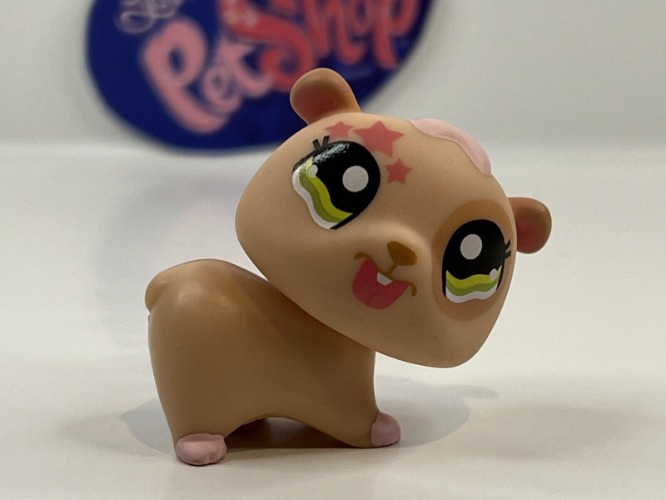 HAMSTER #1341 - Authentic Littlest Pet Shop - Hasbro LPS